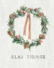 White and Bright Christmas Wreath II Art Print