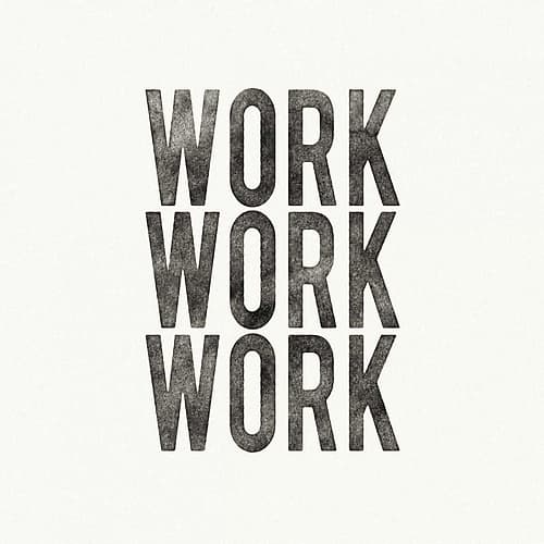 Work from Home IV Signs Print