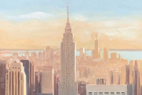 Manhattan Dawn Architecture Print