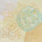 Mid Mod Sophisticated Floral II Art Print