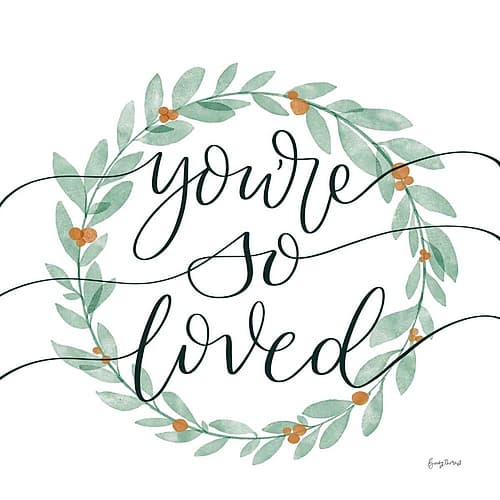 Sage Sayings Wreath II Inspirational Print