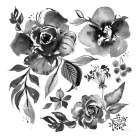 Delft Delight III Black No Words Art Print
