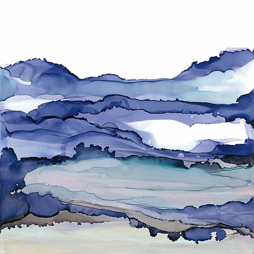 Bluescape II Art Print