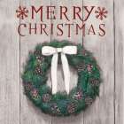 Christmas Affinity VII on Gray Wood Art Print