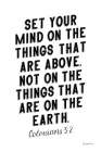 Bible Saying II BW Art Print