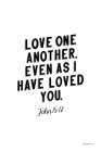 Bible Saying III BW Art Print