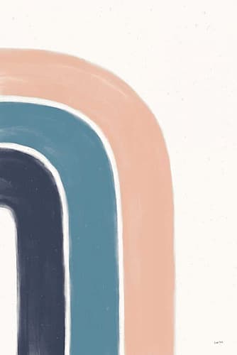 Rainbow I Blue Art Print