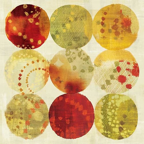 Raindots Art Print by Wild Apple Portfolio