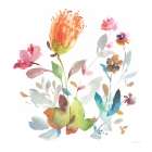 Circle Full of Flowers I Art Print