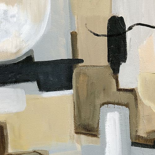 Earthy Abstract I Flipped Abstract Art Print