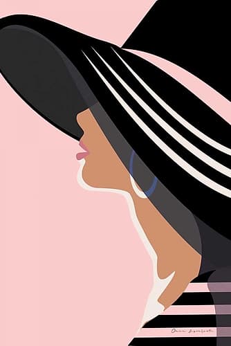 Beach Chic IV Blush Art Print