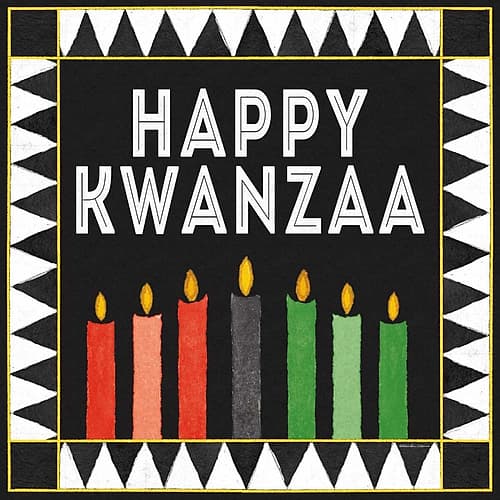 Happy Kwanzaa II Signs Print