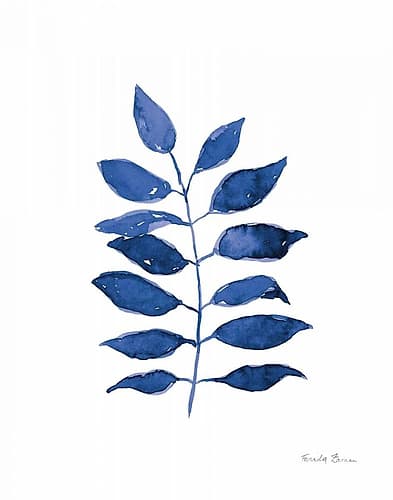 Fresh and Blue IV Nature Print