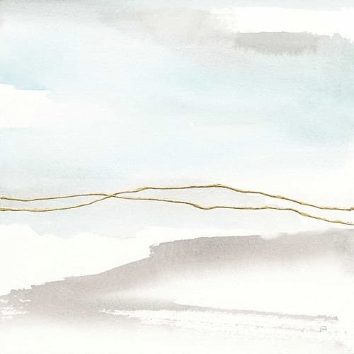 Gold Horizon II Minimalist Print