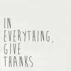 Give Thanks I Art Print