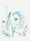 Malmo Garden II Linen Dark Art Print