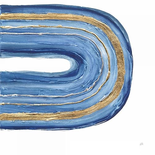 Gilded Rainbow II Art Print