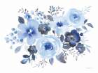 Fresh Blue Bower II Art Print