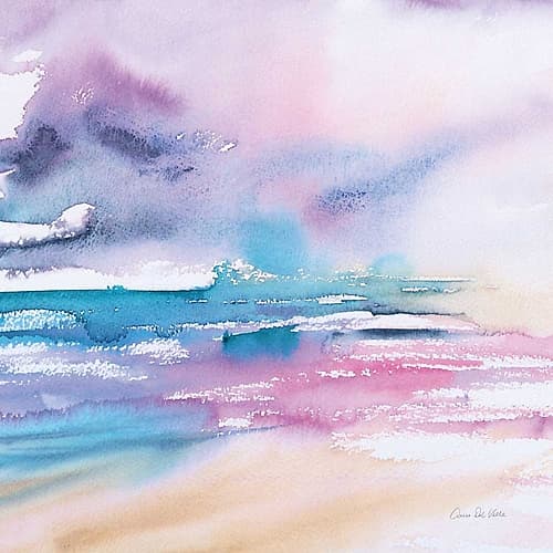 Violet Sky Beach Print
