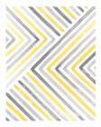 Desert Sunset I Yellow Gray Art Print