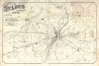 Vintage St Louis Map v2 Art Print