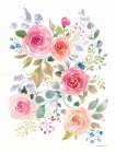 Lush Roses II Art Print