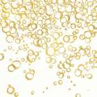 Gold Bubbles I Art Print