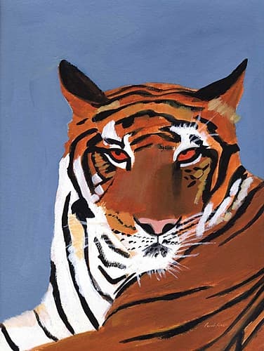 Colorful Tiger Art Print