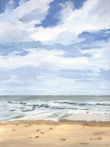 Walk on the Beach II Coastal Print