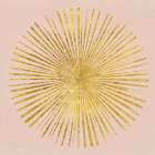 Sunburst I on Pink Art Print