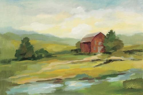 Springtime Farm Art Print
