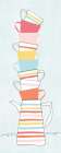 Stack of Cups II Pastel Art Print