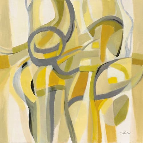 Mid Mod Yellow Art Print