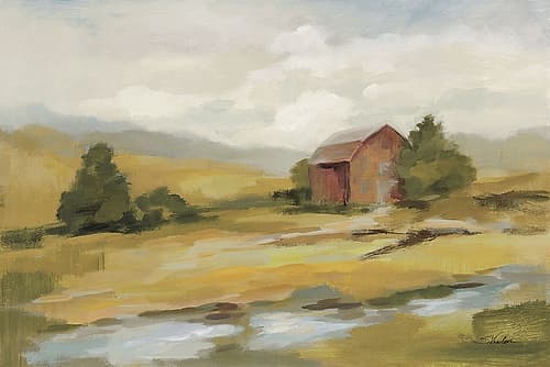 Springtime Farm Neutral Art Print