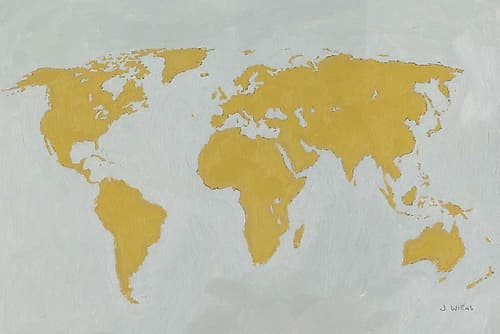 Golden World Art Print