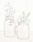Peaceful Petals II Neutral Art Print