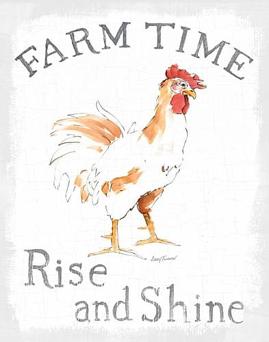 Farm Time Enamel v2 Art Print