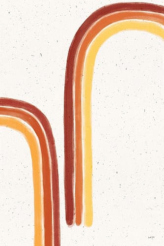 Fall Rainbow II Art Print