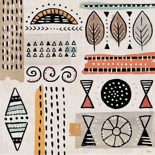 Tribal Tones III Art Print