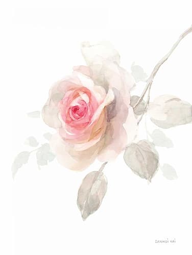 Gentle Rose II Art Print