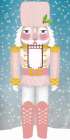 Nutcracker I Blush Art Print