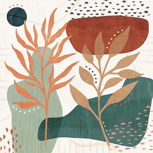 Abstract Blossom II Art Print by Veronique Charron