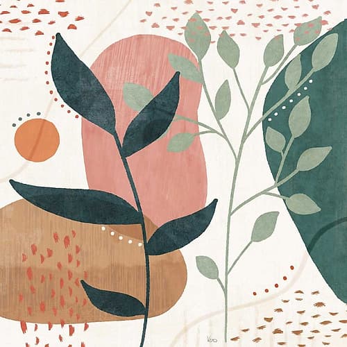 Abstract Blossom IV Art Print by Veronique Charron