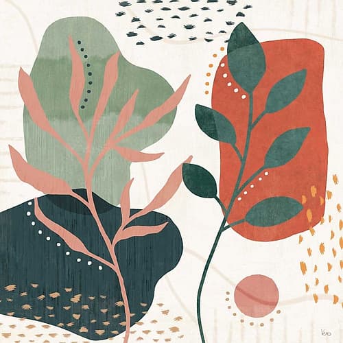 Abstract Blossom V Art Print