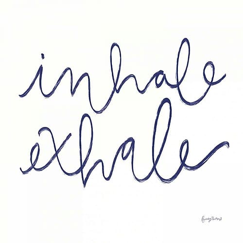 Calm Home III Indigo Crop Art Print
