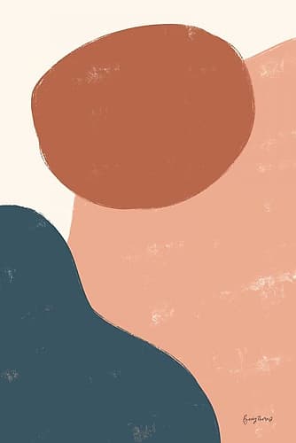 Eclectic I Warm Art Print