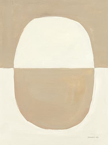 Encapsulate II Tan Art Print