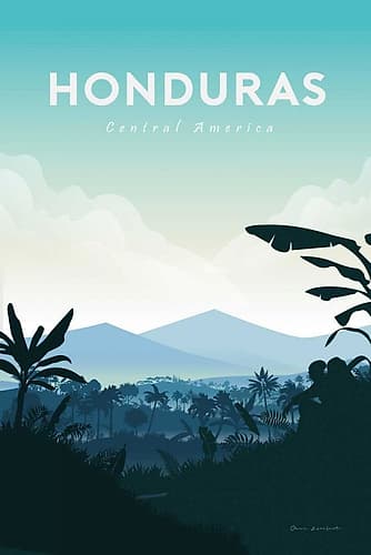 Honduras Signs Print