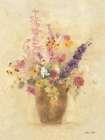 Wild Flowers in Vase I Art Print