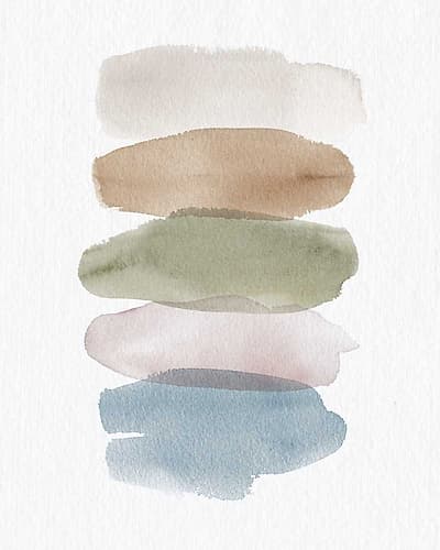 Natural Swatches Art Print by Wild Apple Portfolio